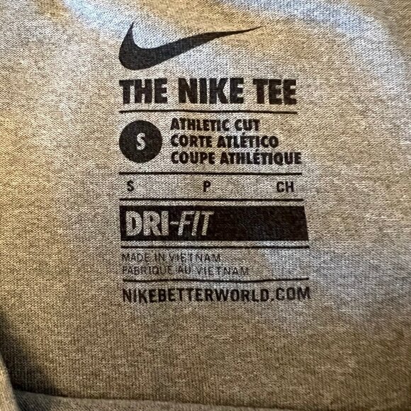 North Carolina Gray & Blue Tar Heels Nike Elite Shirt, Jordan, Size Small - Picture 5 of 10
